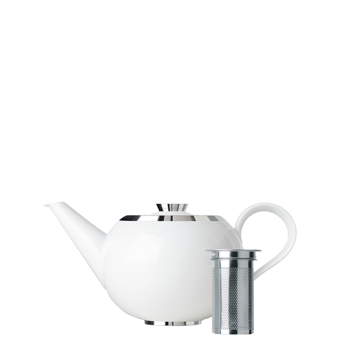 Teapot with tea strainer