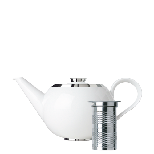 Teapot with tea strainer