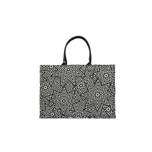 Star explosion black & white