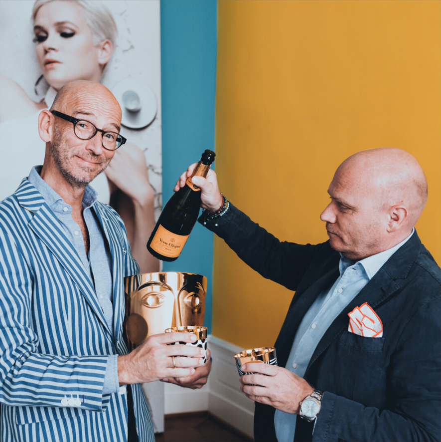 Champagnerkühler Faces