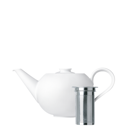 Teapot with tea strainer