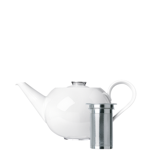 Teapot with tea strainer