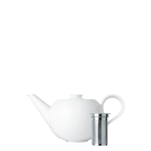Teapot with tea strainer