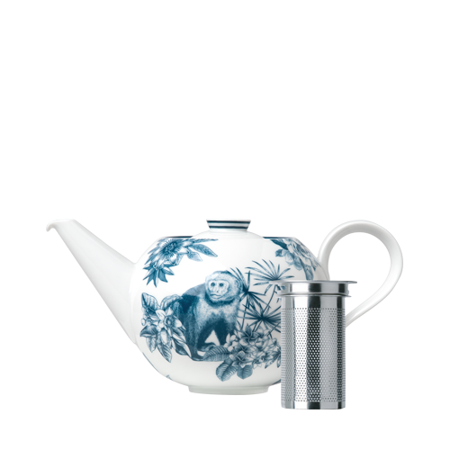 Teapot with tea strainer