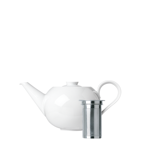 Teapot with tea strainer