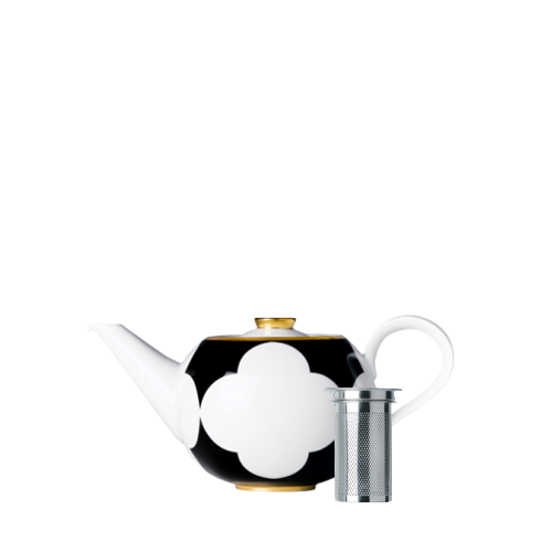 Teapot with tea strainer