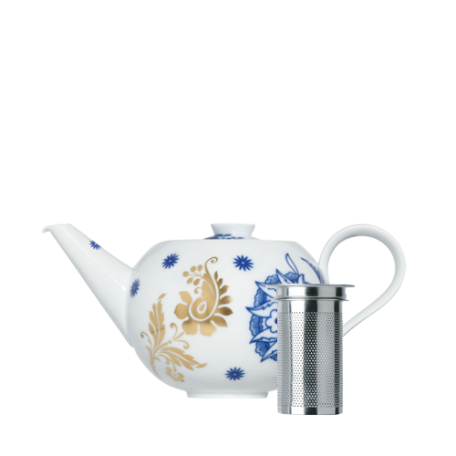 Teapot with tea strainer