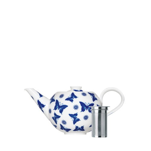 Teapot with tea strainer